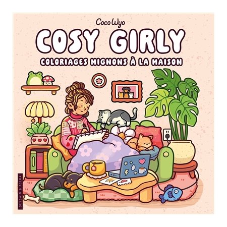 Cosy girly : Coloriages mignons à la maison