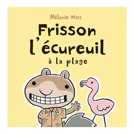 Frisson l'écureuil à la plage